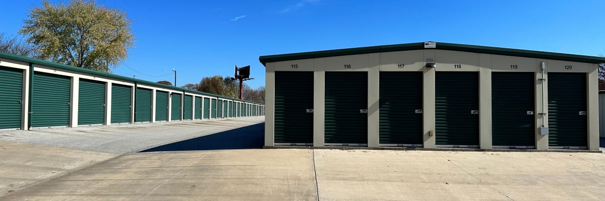 Unit size guide from KO Storage in Nixa, Missouri