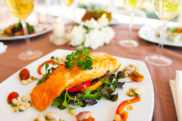 Delicious looking food served in a plate at a restaurant near 544 Southern Apartments in Mesa, Arizona