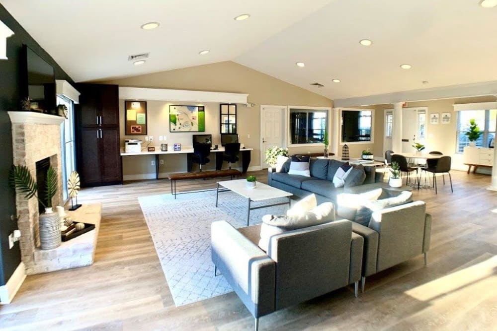 A spacious clubhouse at Villas at Greenview West in Great Mills, Maryland