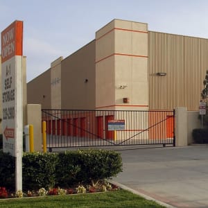 The security gate at A-1 Self Storage in San Jose, California