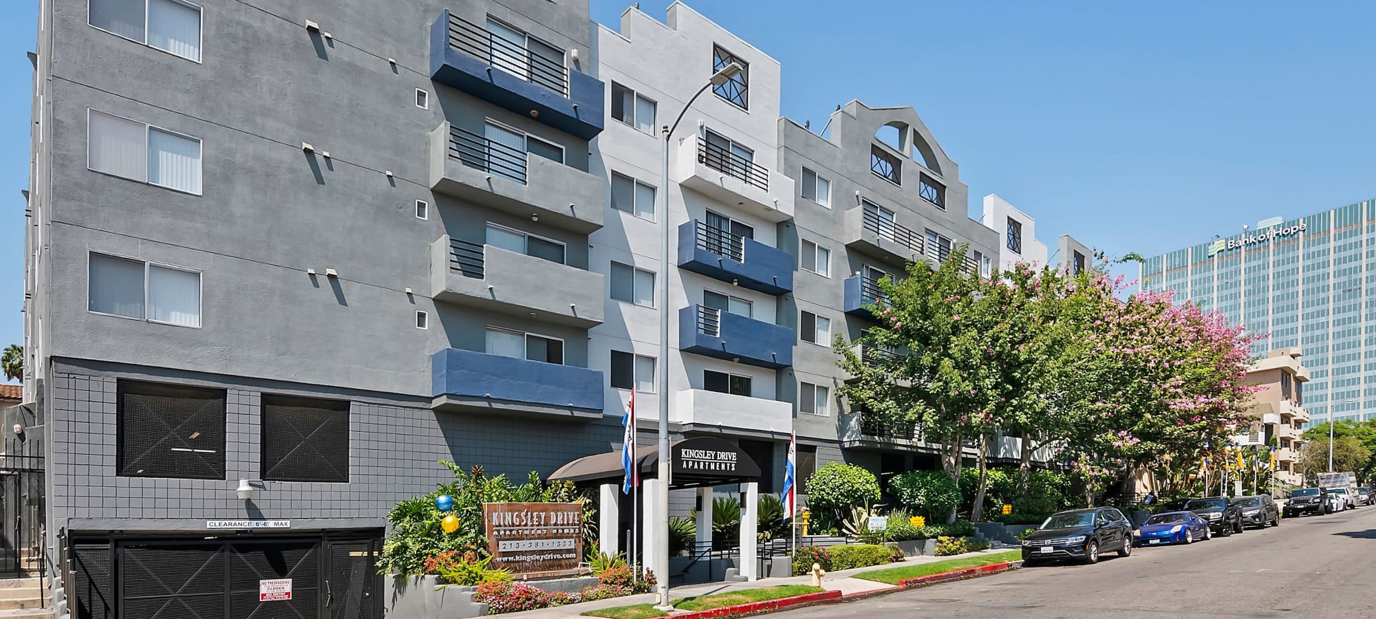 Apartments at Kingsley Drive Apartments, Los Angeles, California