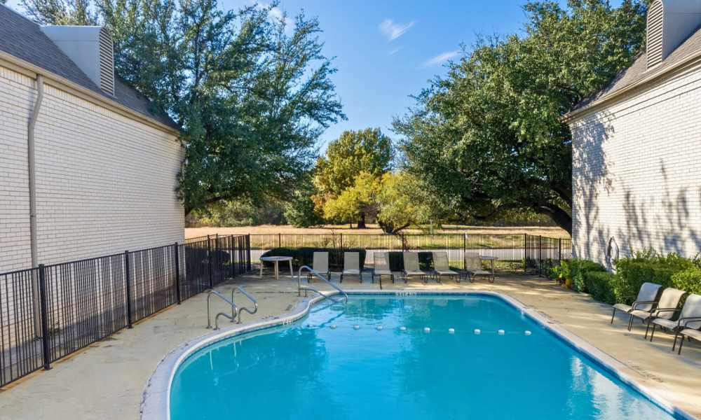 Swimming pool at 32Ten on the Blvd in Richland Hills, Texas