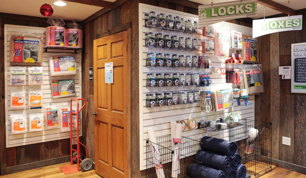 Packing Supplies at Midgard Self Storage in Cashiers, North Carolina