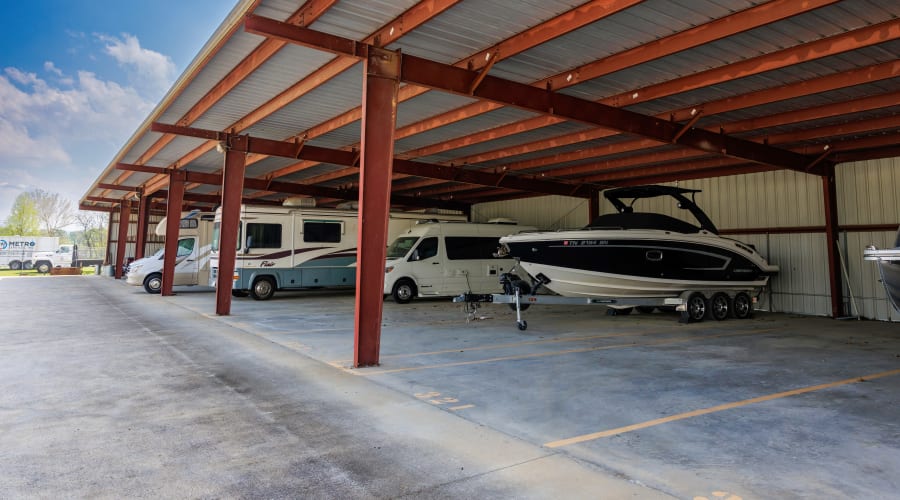 boat storage at KO Storage in Chattanooga, Tennessee