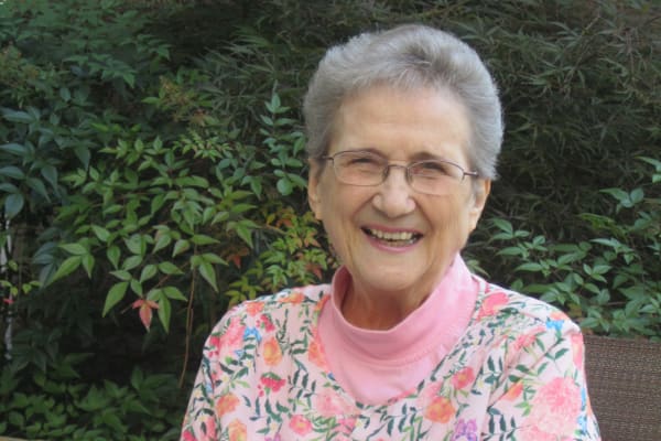 Rose, a resident at Bella Vista Gracious Retirement Living in Asheville, North Carolina