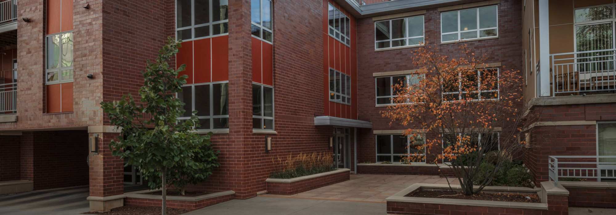 Exterior view of the apartments at The Ideal in Madison, Wisconsin