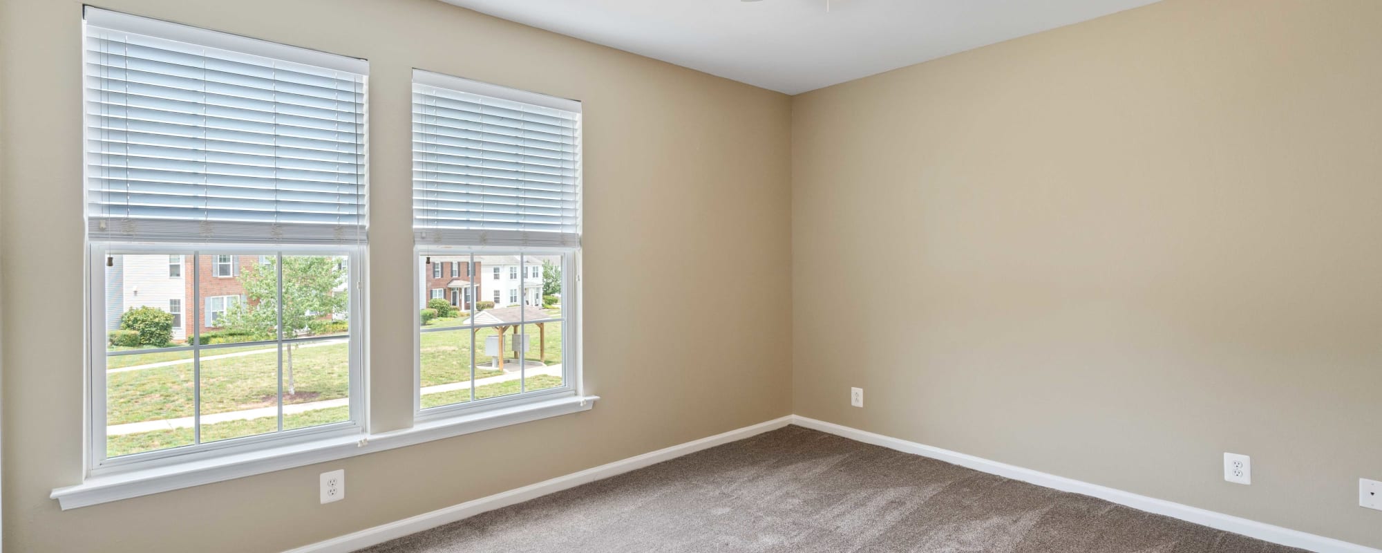 Inside a home at Columbia Colony in Patuxent River, Maryland