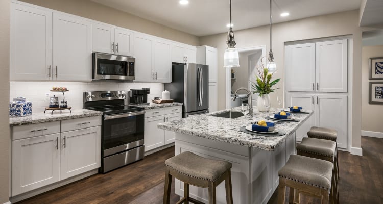 Fully equipped kitchen at San Bellara in Scottsdale, Arizona