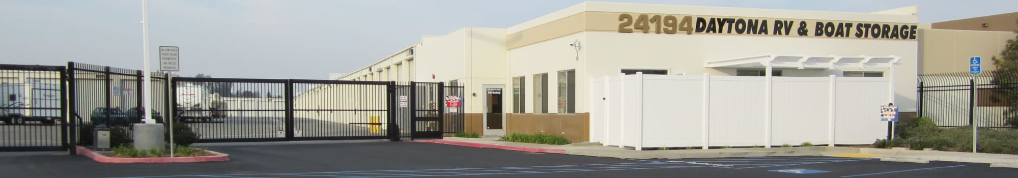 Contact us today at Daytona RV & Boat Storage in Perris, California