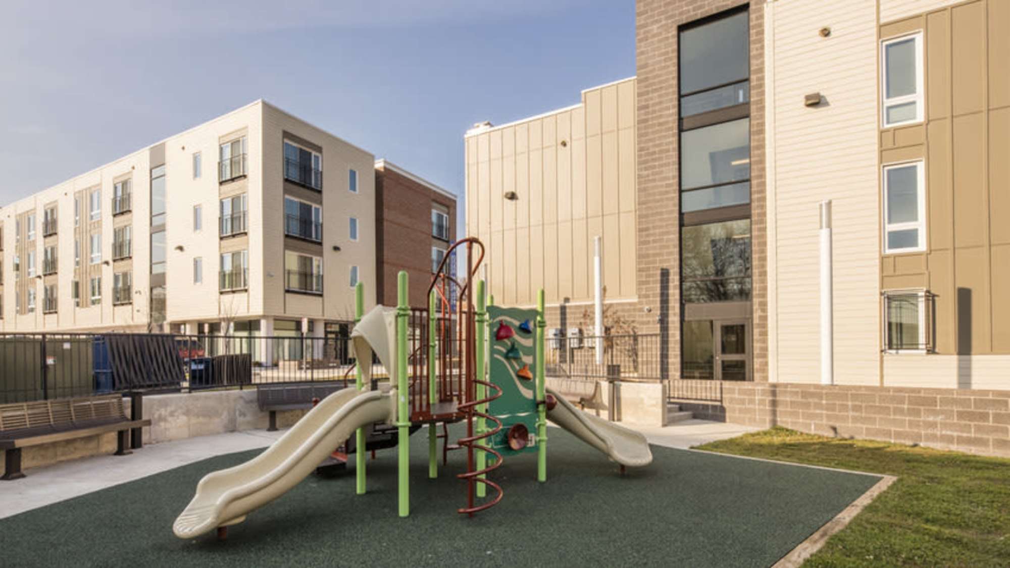 Playground at North Avenue Gateway II in Baltimore, Maryland