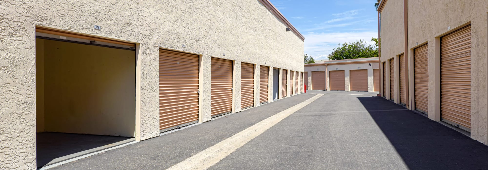 Outdoor units at San Marcos Mini Storage in San Marcos, California