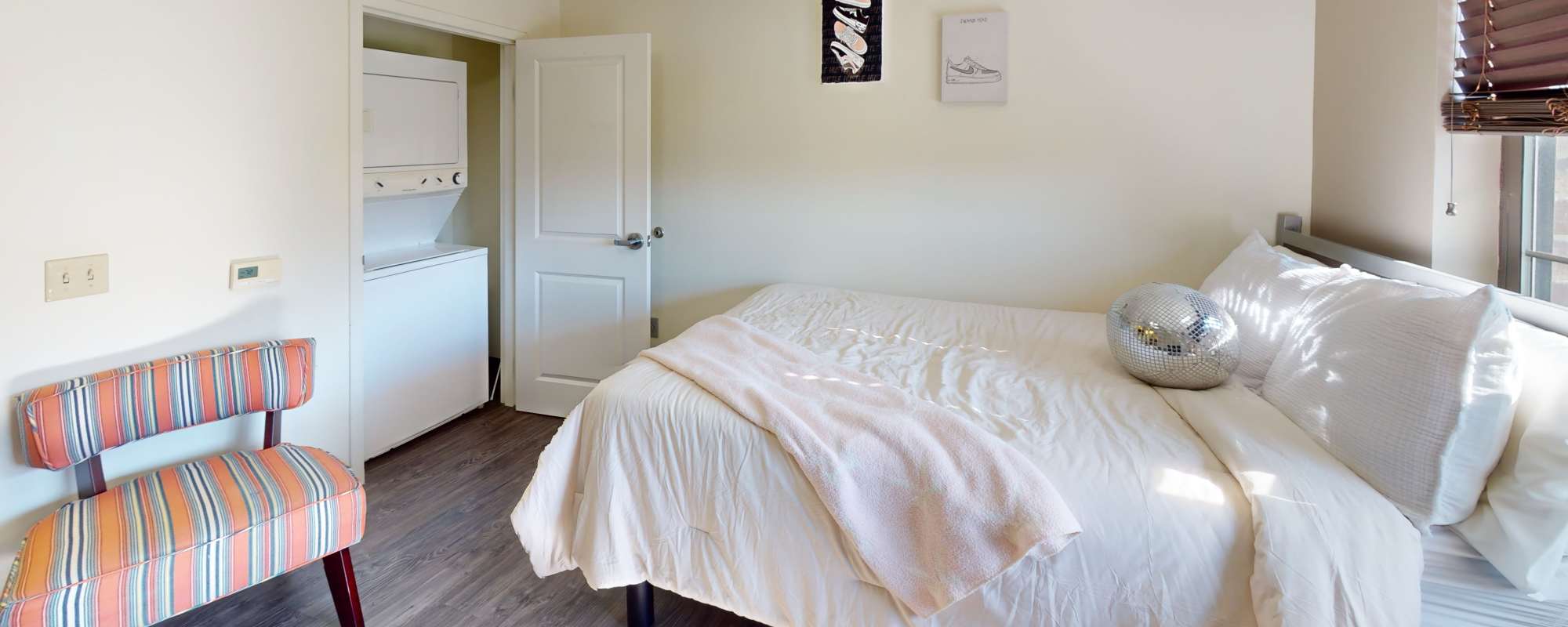 Bedroom at Hudson Lofts in Erie, Pennsylvania