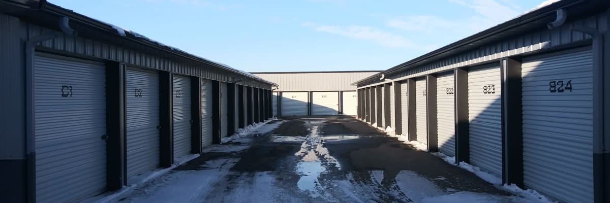 Unit size guide from KO Storage of Owatonna Drive Up in Owatonna, Minnesota
