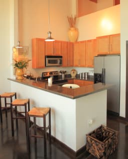 Spacious floor plans at The Lofts Of Greenville in Greenville, South Carolina