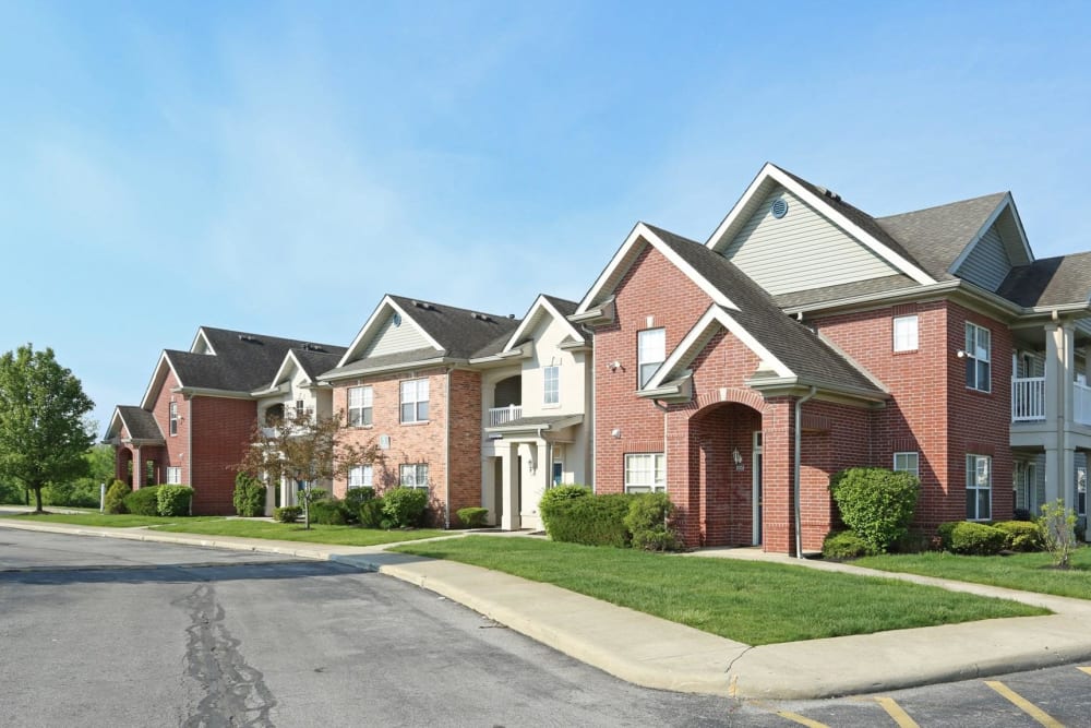 Fromt entrance sign at Park Trails Apartments in Columbus, Ohio