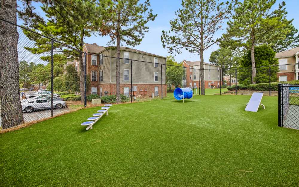 Dog park at Stonebridge Crossing Apartment Homes in Cordova, Tennessee