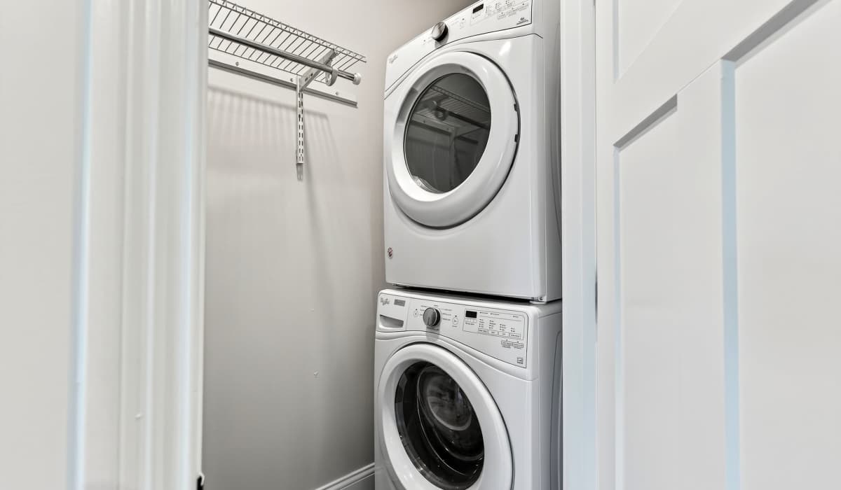 Laundry room with washer and dryer at Palomar Woods in Lexington, Kentucky