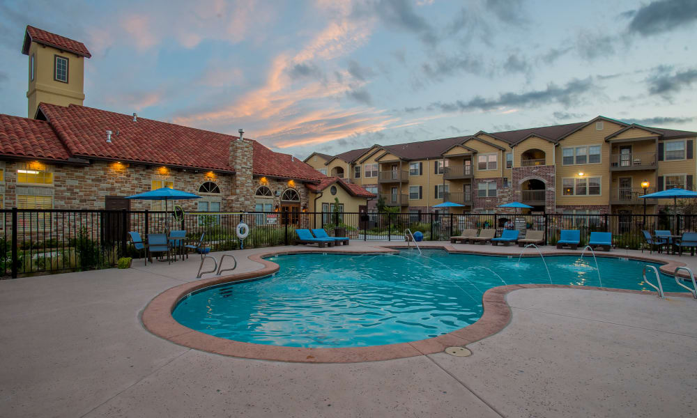 Pool at Portofino Apartments in Wichita, Kansas