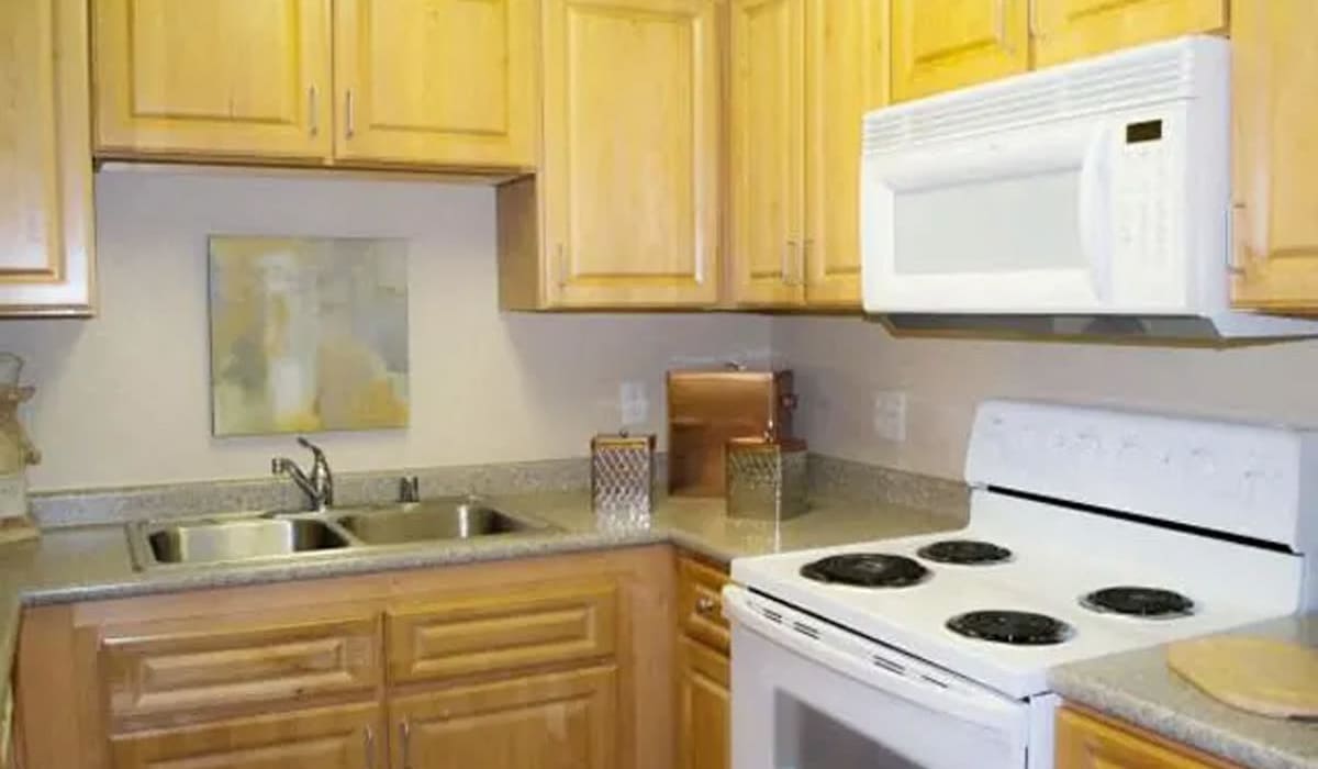 Gourmet kitchen at  Siena Villas Apartments in Elk Grove, California