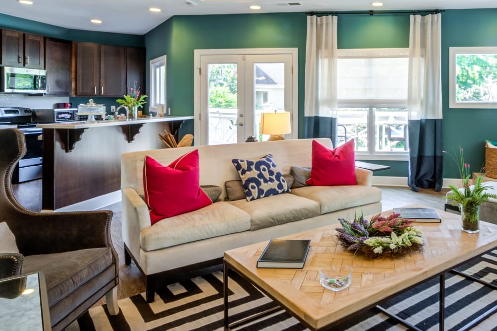 Comfortable clubhouse interior at CAPREIT in Rockville, Maryland