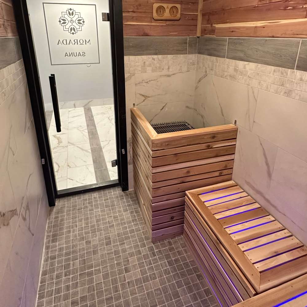 Sauna at Morada in Crystal, Minnesota
