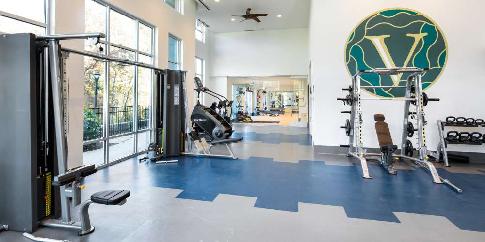 Fitness center at Vine North Hills in Raleigh, North Carolina