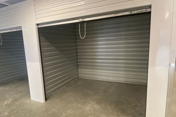 Empty storage unit at Superior Self Storage in Granite Bay, California