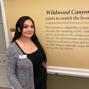 Christina Hernandez, Life Enrichment Coordinator at Wildwood Canyon Villa Assisted Living and Memory Care in Yucaipa, California. 