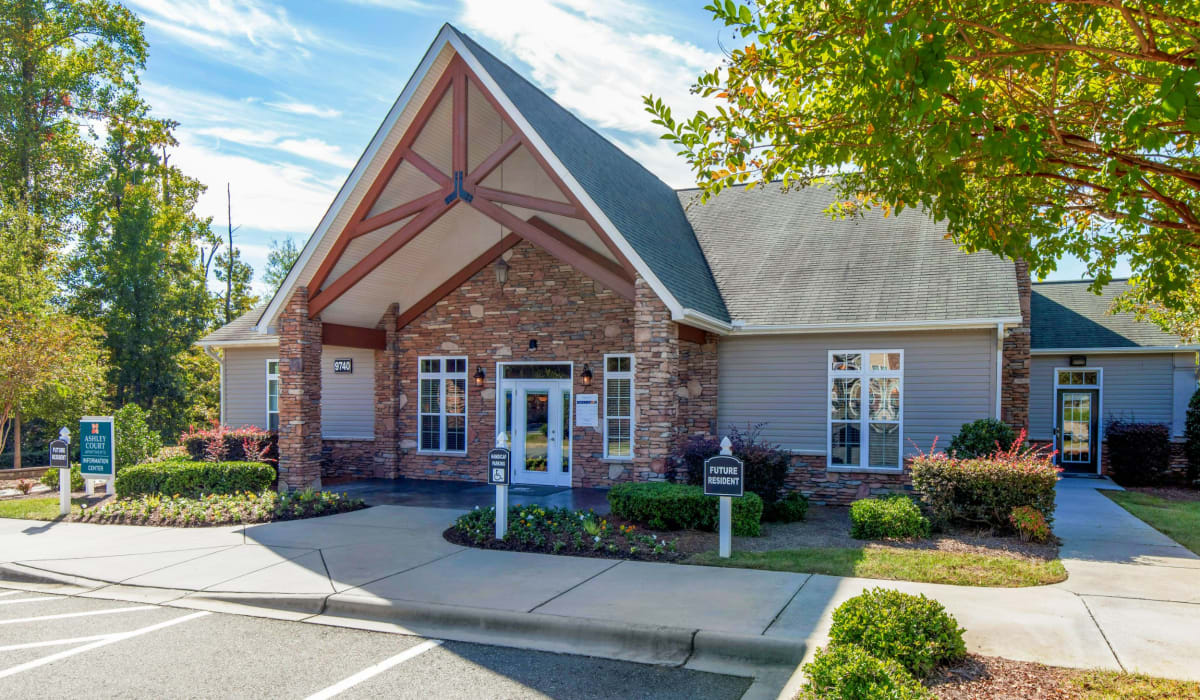 Leasing office at Ashley Court Apartments, Charlotte, North Carolina