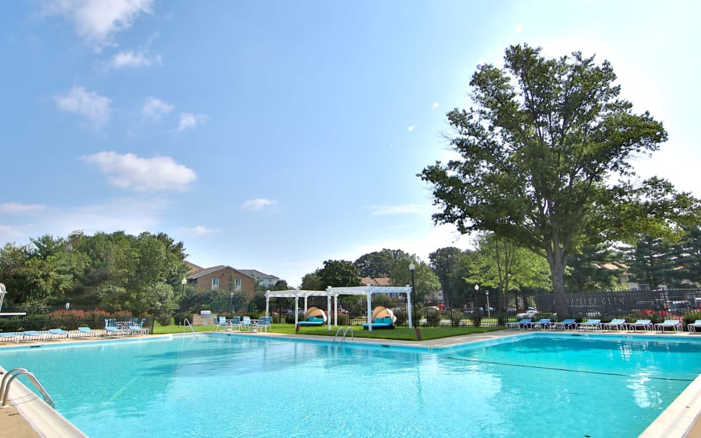 Swimming pool at Chesapeake Glen Apartment Homes in Glen Burnie, MD