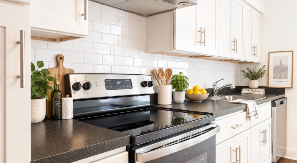 kitchen featuring stainless appliances at NC Five in Philadelphia, Pennsylvania
