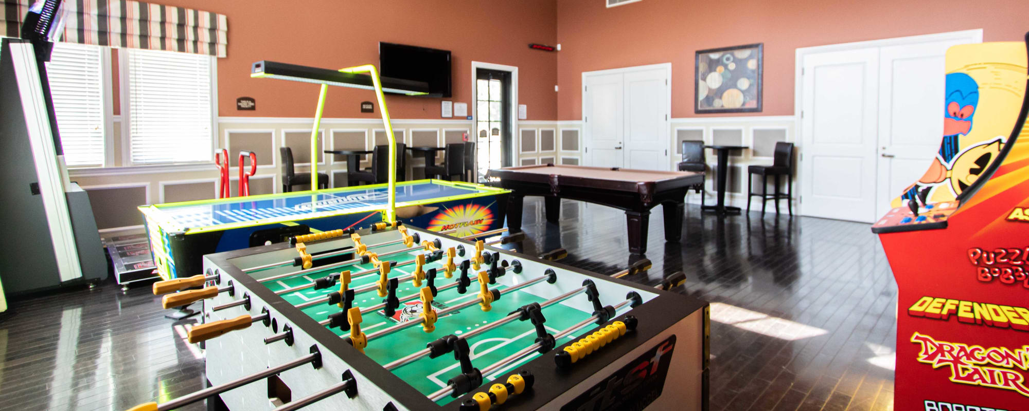 Community game room at Stone Park in Lemoore, California