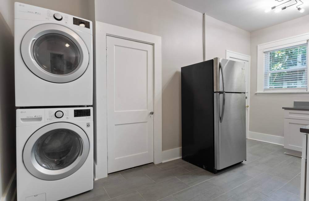 Laundry facility at The Alma in Memphis, Tennessee