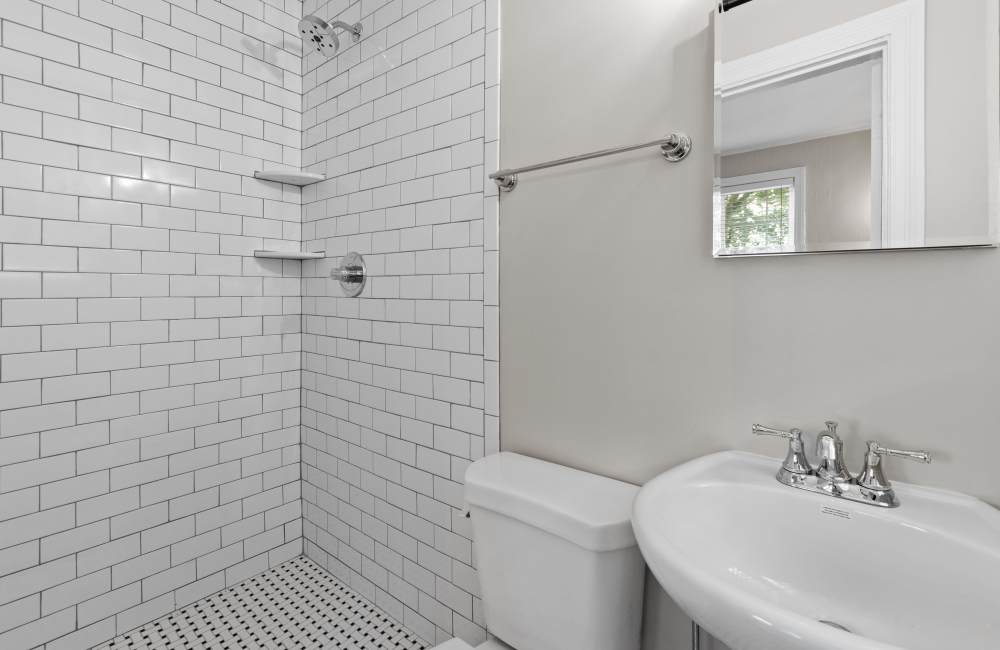 Bathroom of an apartment at The Avalon in Memphis, Tennessee