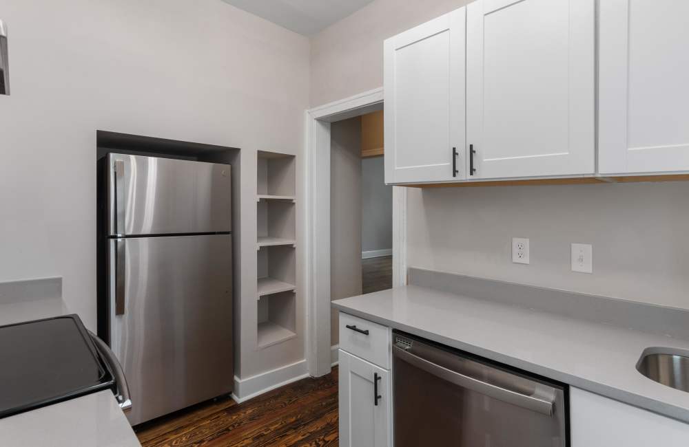 Spacious kitchen with stainless-steel appliances at Stonewall Park in Memphis, Tennessee