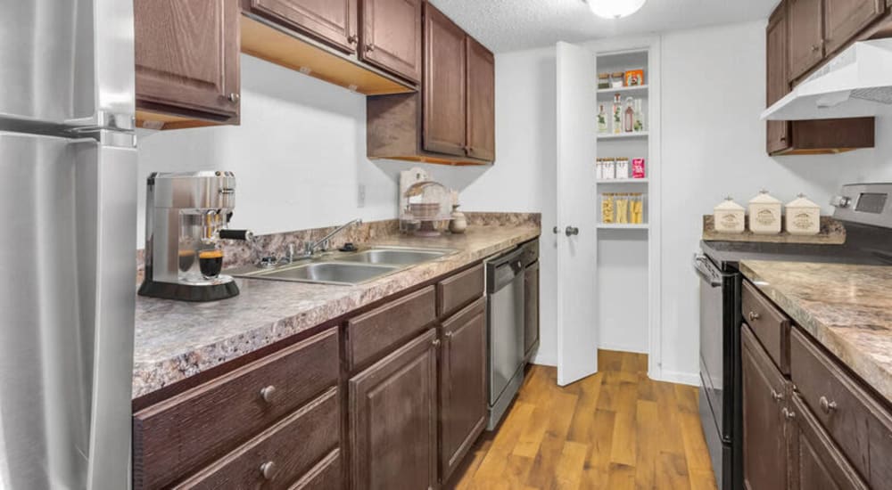 Kitchen at Valley Estates in Richardson, Texas