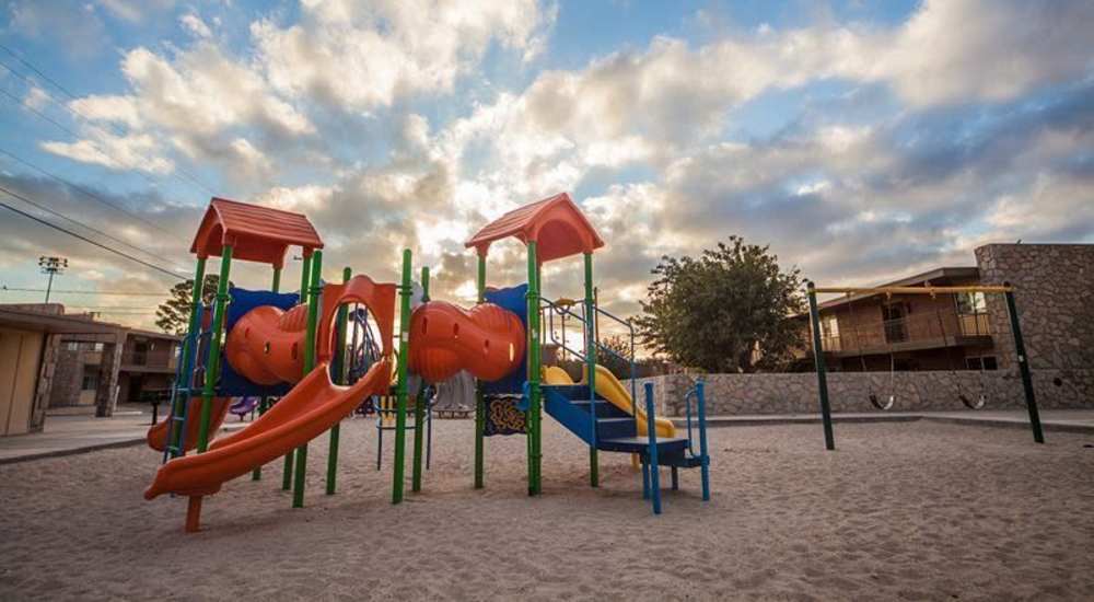 Playground at Agave Courtyard in El Paso, Texas