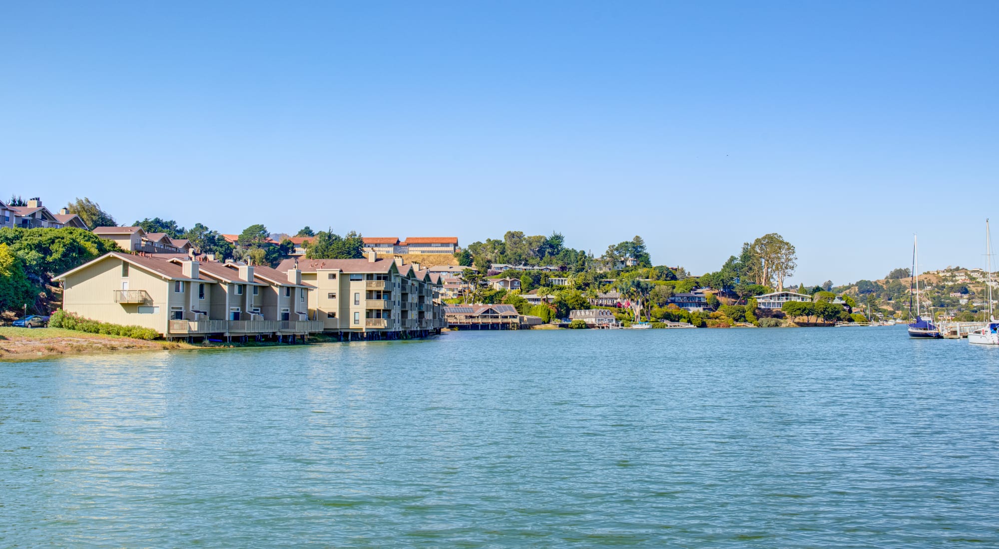 Neighborhood at Harbor Point Apartments in Mill Valley, California