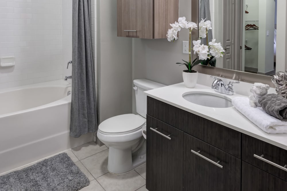 Spacious bathroom at Anatole at the Pines in Conroe, Texas