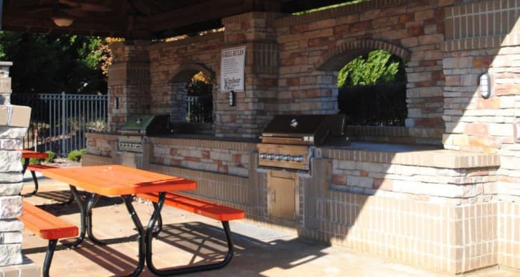 BBQ Area at Windsor Upon Stonecrest in Burlington, North Carolina