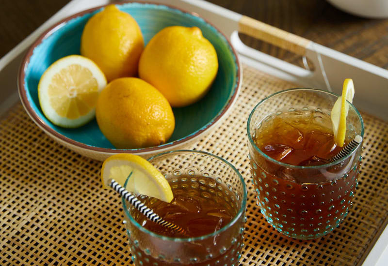 Fresh lemons and tea at Amira Choice Arvada in Arvada, Colorado