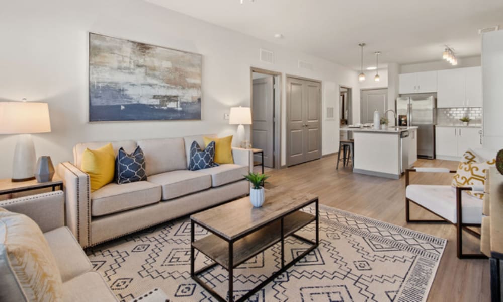 Open floor plan at Murano at Three Oaks in Fort Myers, Florida