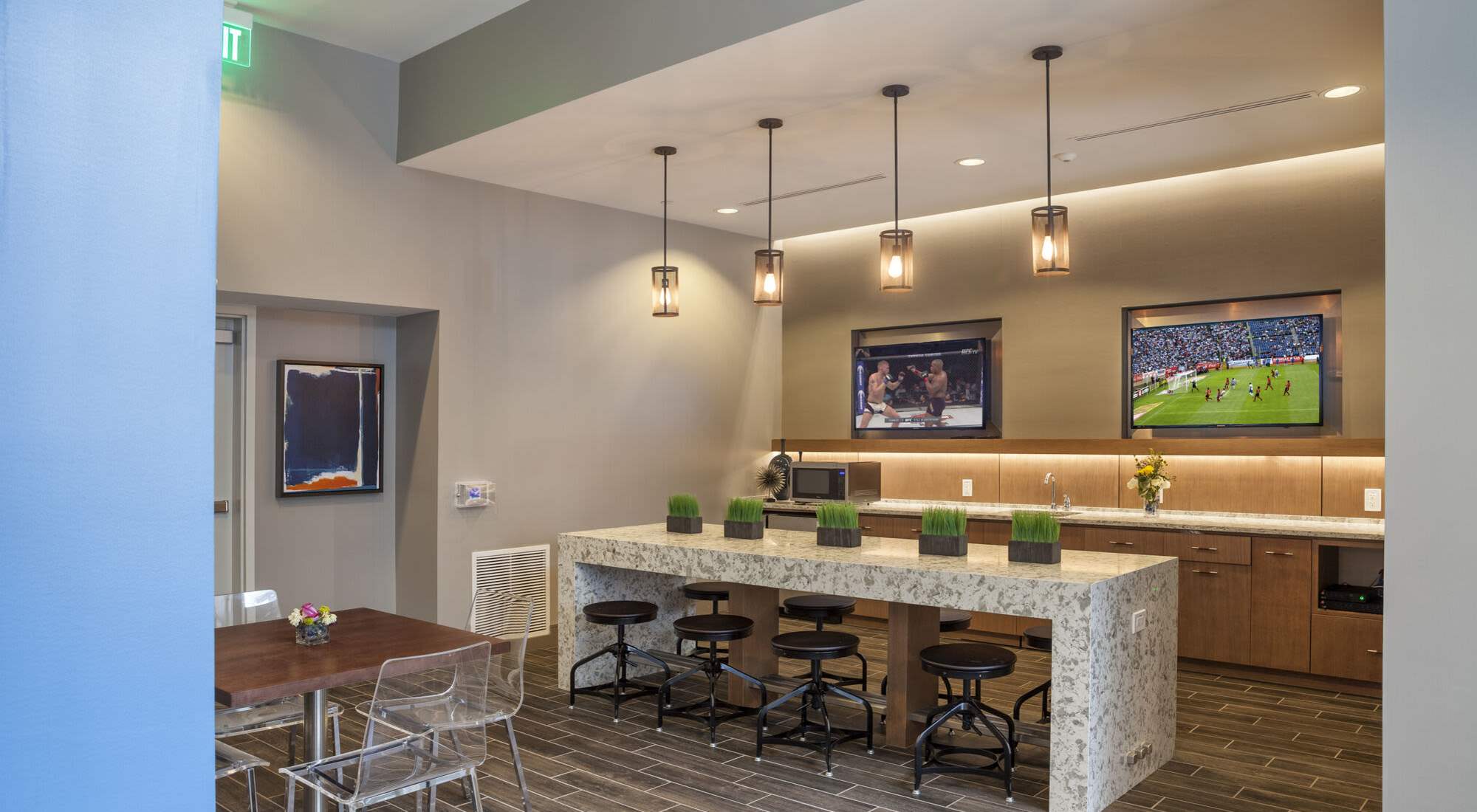 Club House at Radius at The Banks in Cincinnati, Ohio  