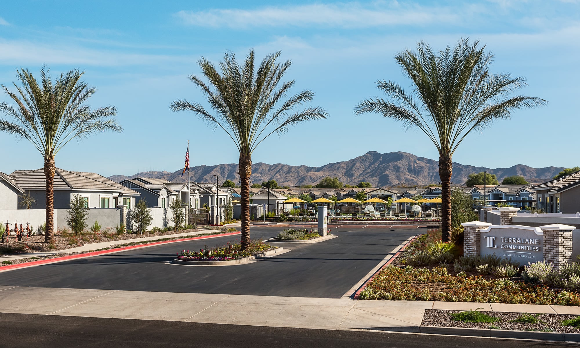 Backyard rendering of TerraLane at South Mountain in Phoenix, Arizona