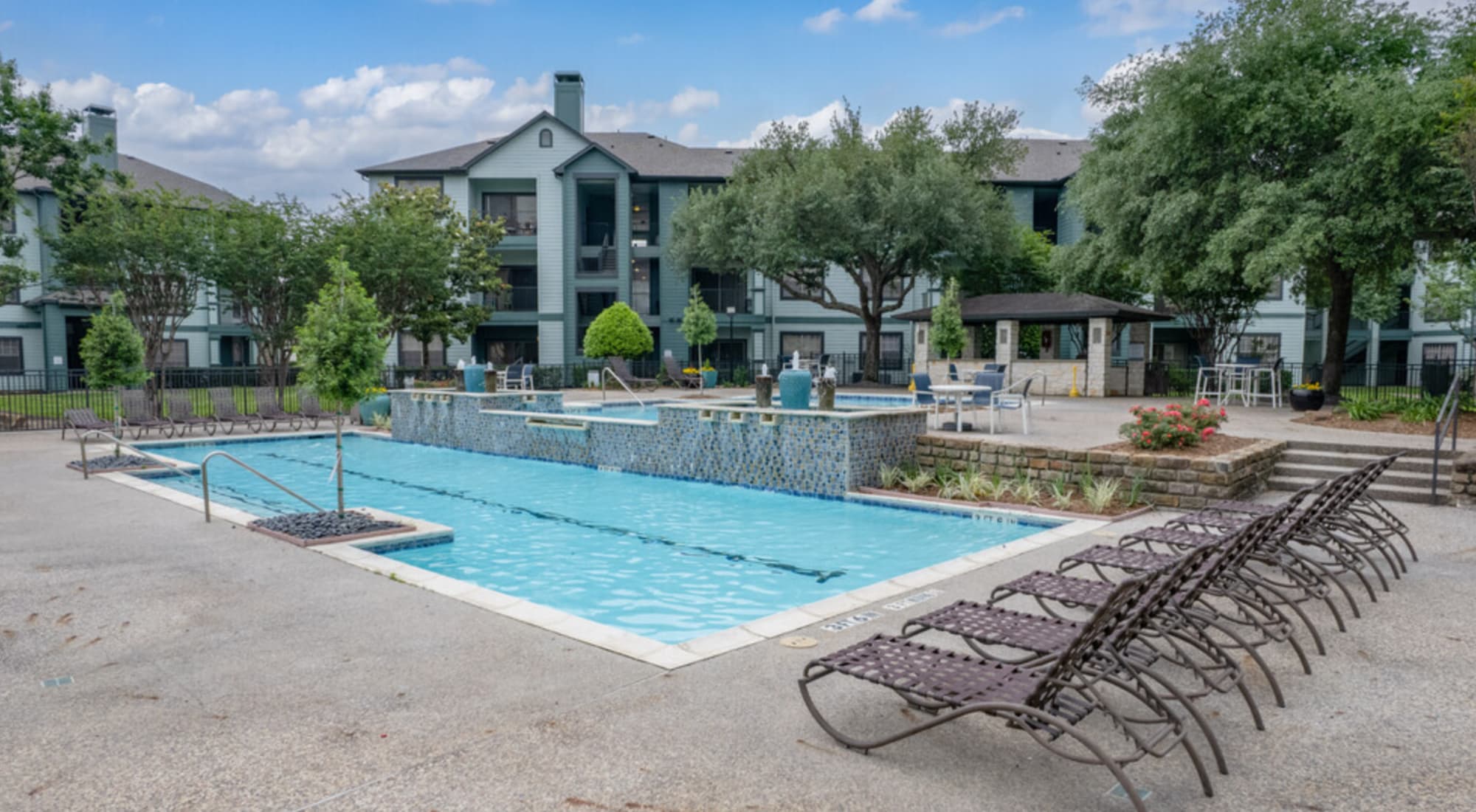 Pool area at Legacy at Cypress in Cypress, Texas