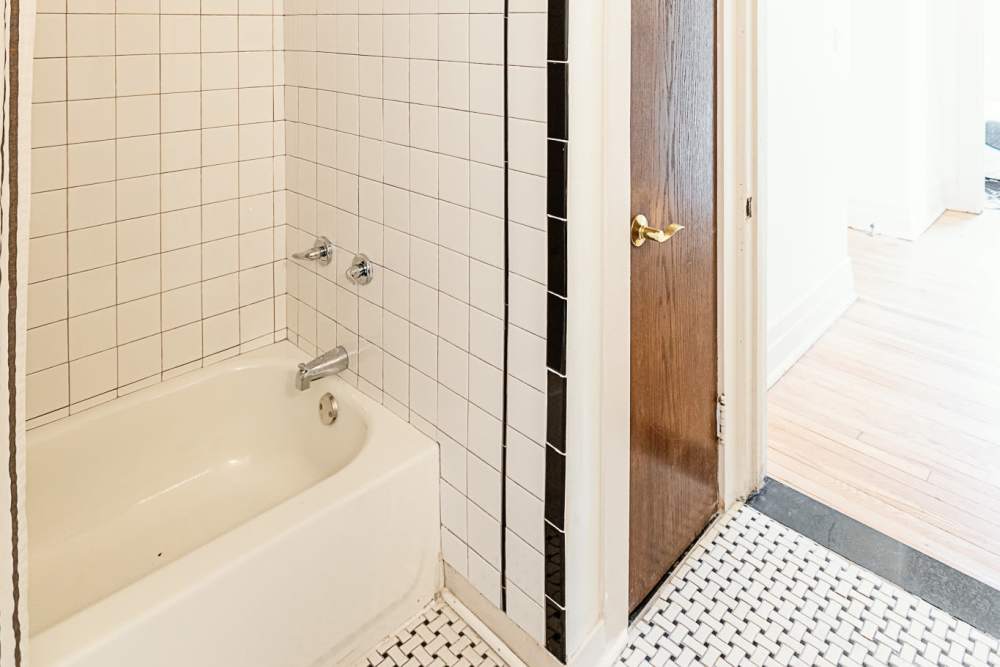 Bathtub at Detroit Living in Detroit, Michigan