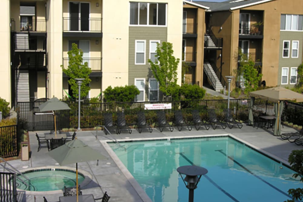 Pacific Shores has beautiful amenities including a sparkling swimming pool