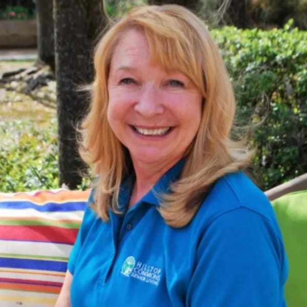 Andrea Wheeler, Housekeeper and Driver at Hilltop Commons Senior Living in Grass Valley, California