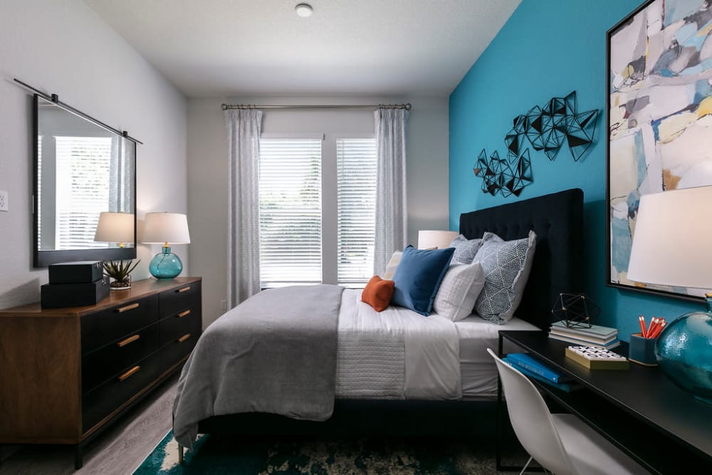 Guest room at Integra Crossings in Sanford, Florida