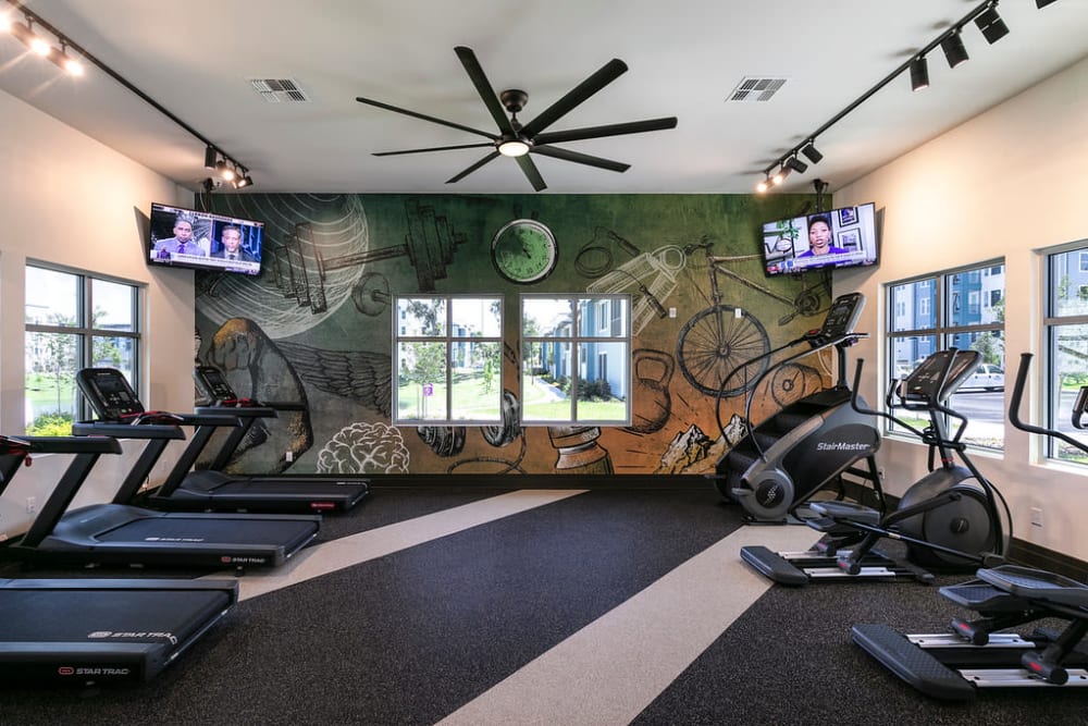 Gym at Integra Crossings in Sanford, Florida